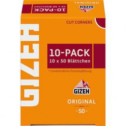 GIZEH Gelb 10-Pack 10x