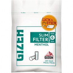 GIZEH Slim Filter Menthol...