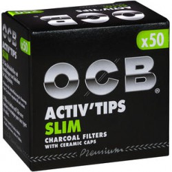 OCB Activ Tips Slim 10x50...